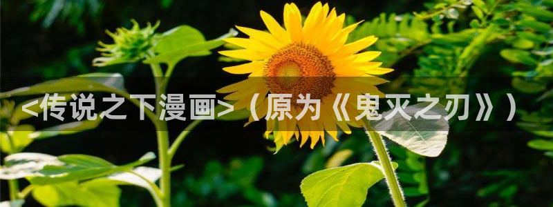 香蕉文化漫画书免费版最新章节：<传说之下漫画>（原为《鬼灭之刃》）